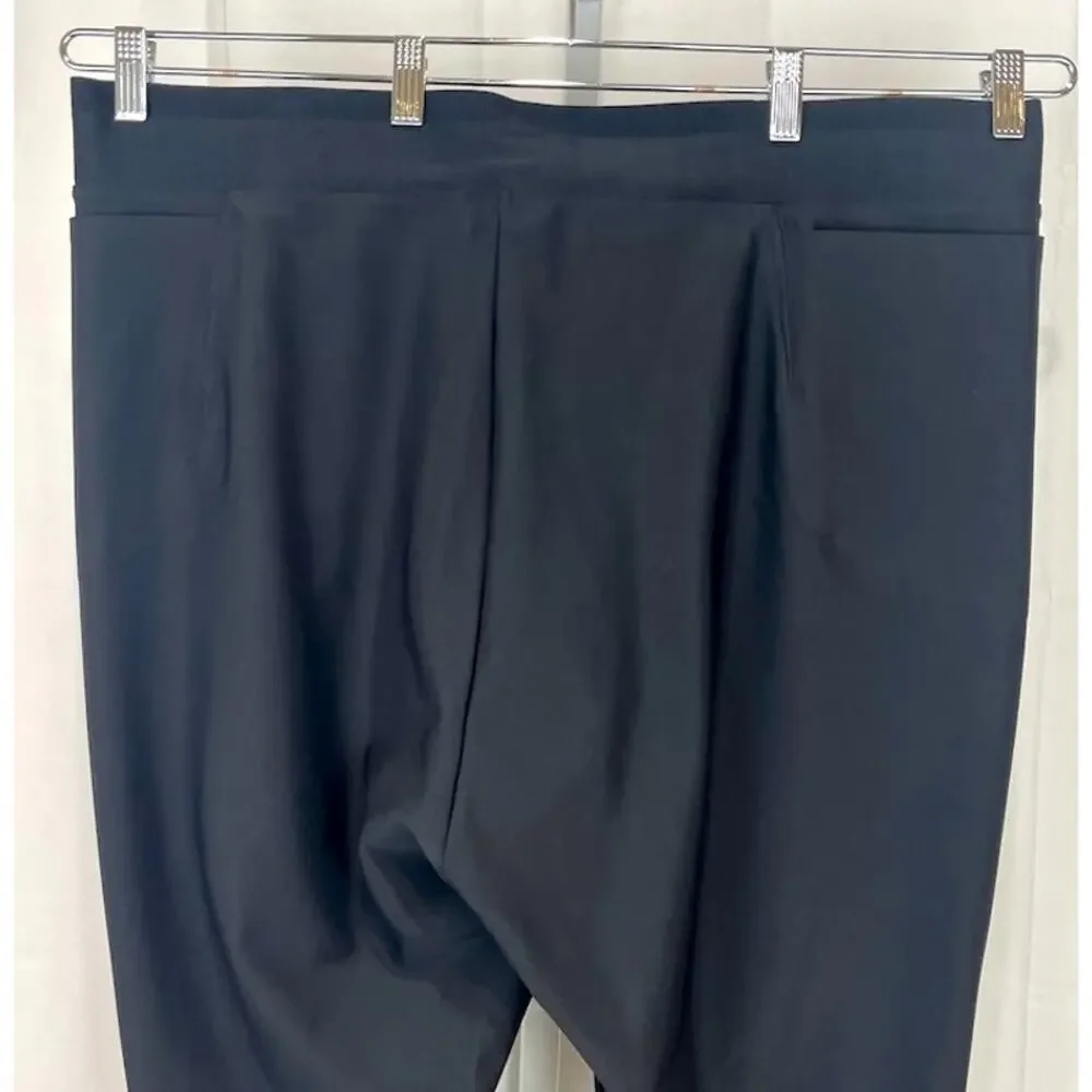 ATHLETA Stellar Tight 982974 Pull On Zip Ankle Stretch Pockets Black 24 Plus - Picture 6 of 10